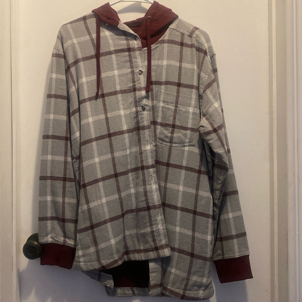 Hooded flannel!!